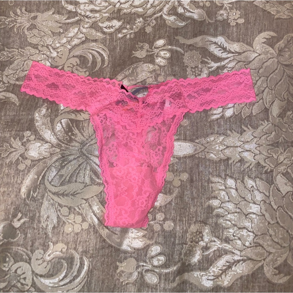 Victoria’s Secret hot pink tanga